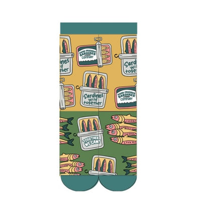 Oooh Yeah - Mens Crew Socks Sardines