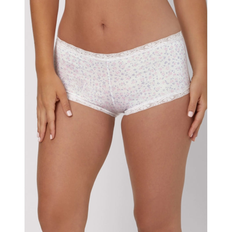 Hanes - Womens Maidenform One Fab Fit Microfiber Boyshort with Lace