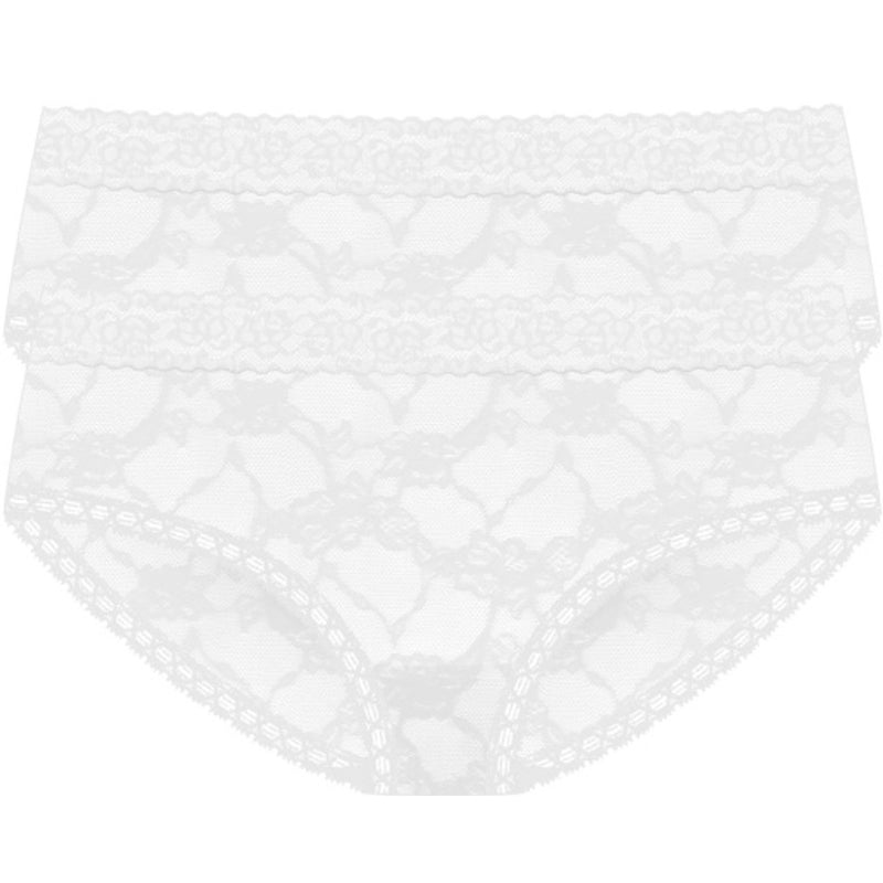 Natori - Womens Bliss Allure One Size Lace Girl Brief 2 Pack
