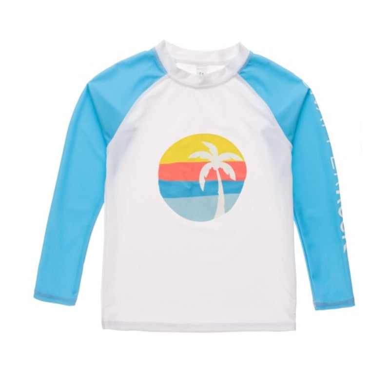 Snapper Rock - Boys Sunset Stripe Long Sleeve Rash Top