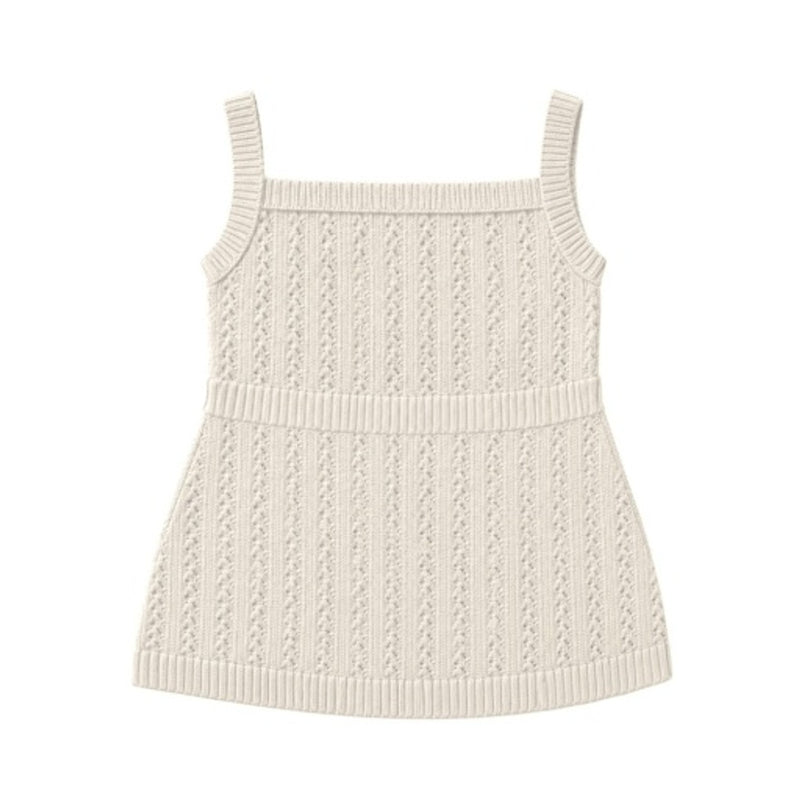 Hope & Henry - Girls Organic Peplum Sweater Tank