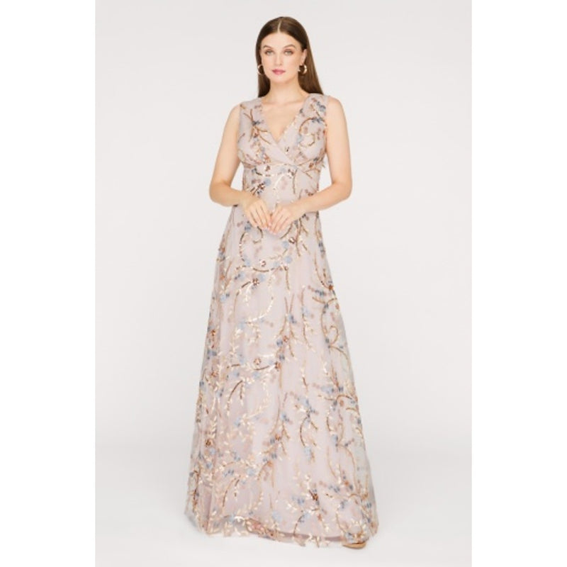 JS Collections - Womens Lavinia a-Line Gown