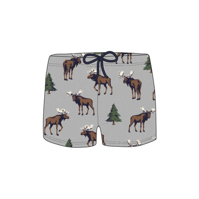 Little Blue House - Wild Moose Womens Sleep Shorts