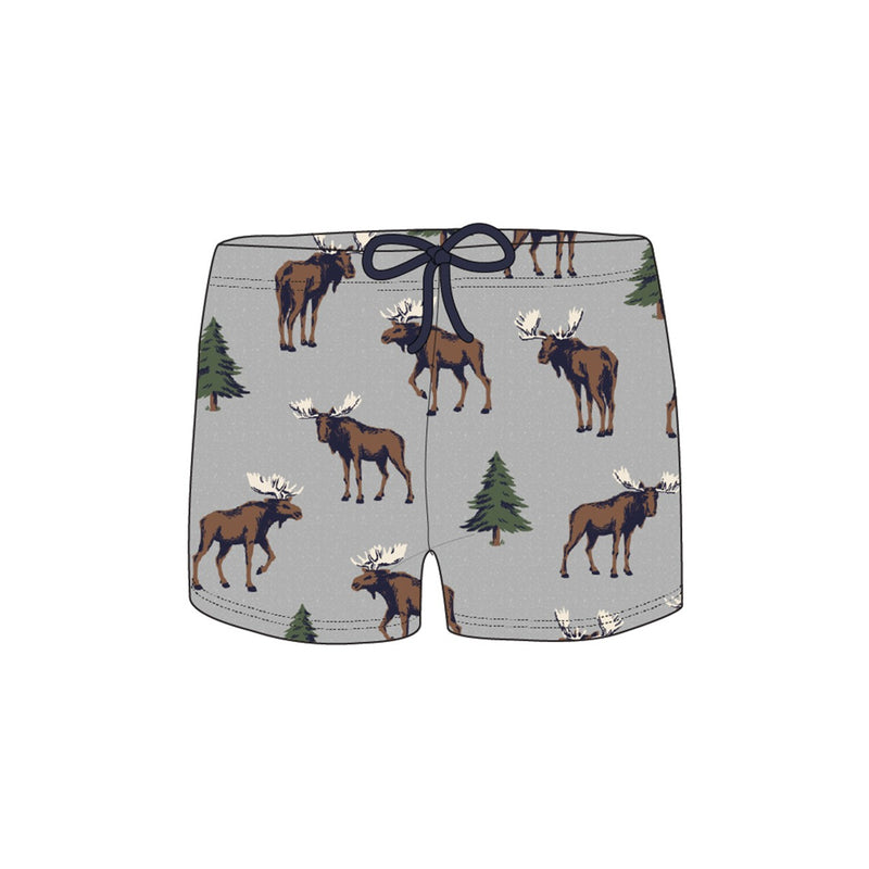 Little Blue House - Wild Moose Womens Sleep Shorts