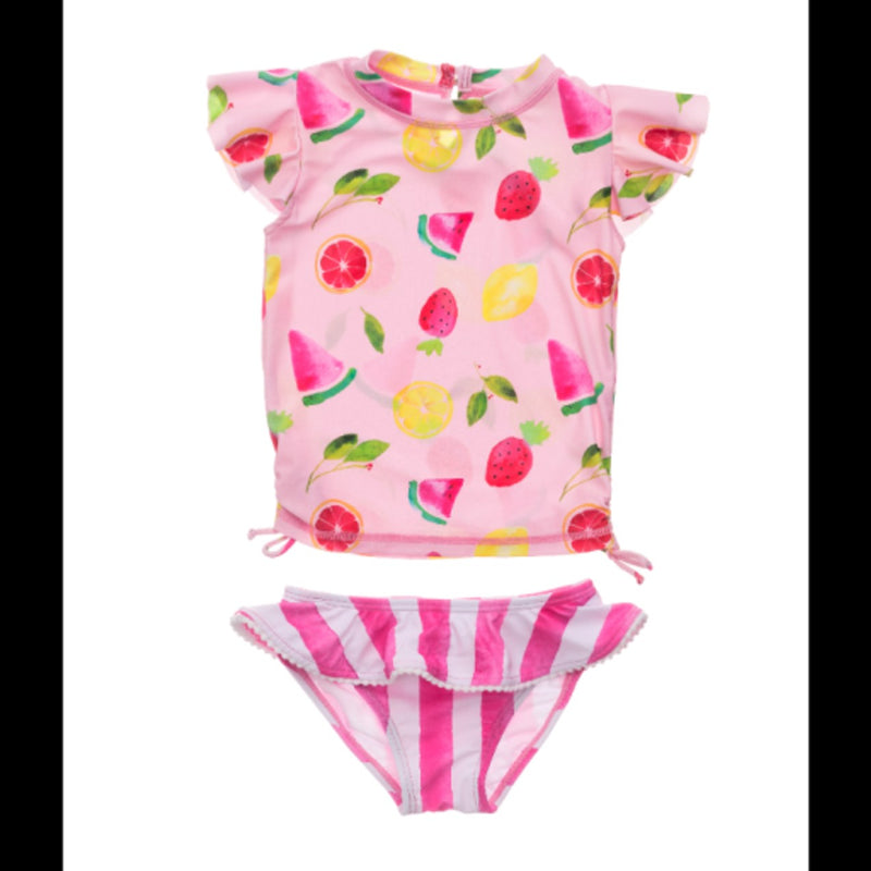 Snapper Rock - Baby Fruit Fiesta Short Sleeve Ruffle Set