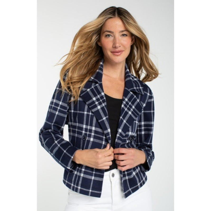 Liverpool Los Angeles - Womens Cropped Trench Jacket with Belt