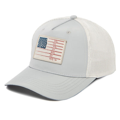 San Diego Hat Company - Polyester Ribstop Trucker Hat with Americana