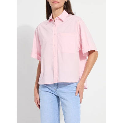 Lysse - Womens Corinna Oversized Cropped Shirt Curvy