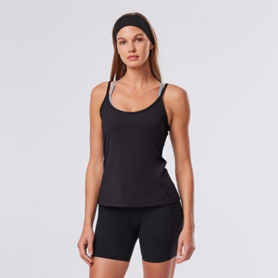 Thirty Three Threads - Unisex Pace Rib Tank Ebony