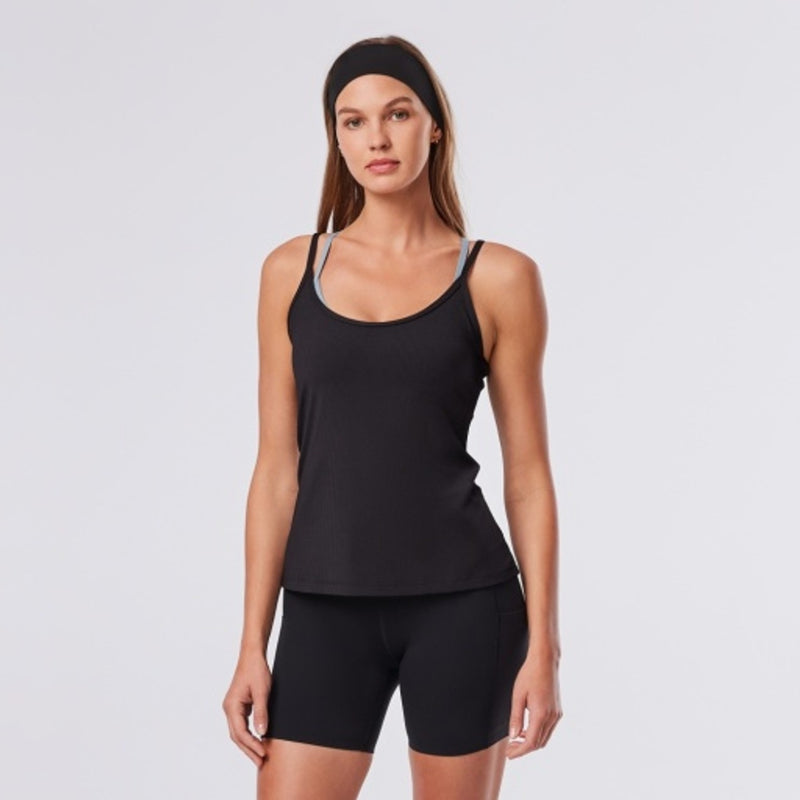 Thirty Three Threads - Unisex Pace Rib Tank Ebony