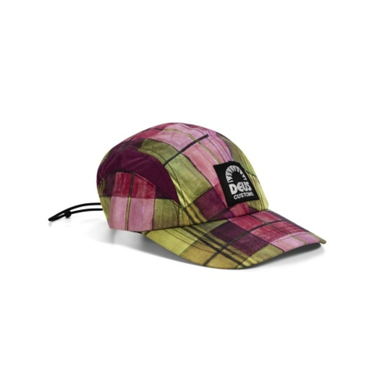 Deus Ex Machina - Mens Master Stroke 4 Panel Cap (Check)