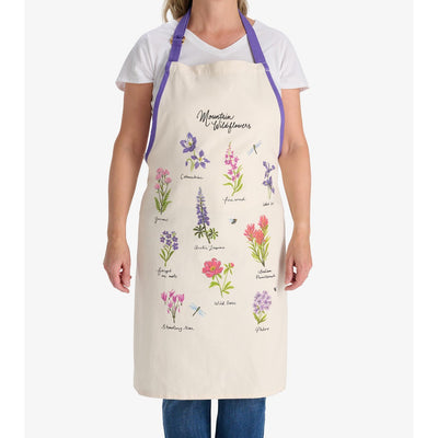 Little Blue House - Unisex Wildflowers Apron