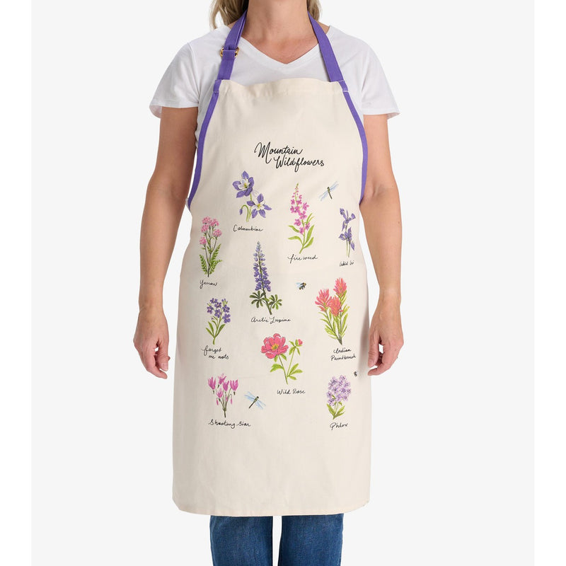 Little Blue House - Unisex Wildflowers Apron