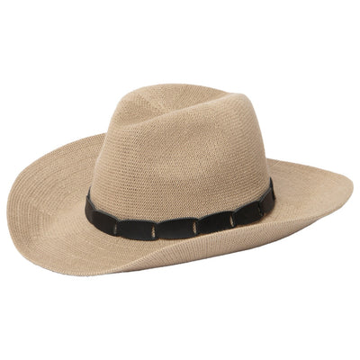 San Diego Hat Company - Norma Machine Knit Pinch Crown Cowboy with Faux