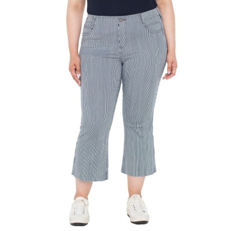 Liverpool Los Angeles - Womens Gia Glider Crop Flare with Back Pleat 25.5 Ins