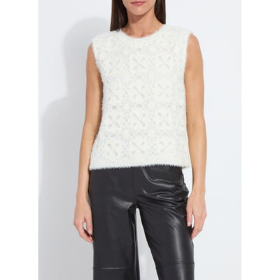 Lysse - Womens Camila Crochet Fuzzy Shell