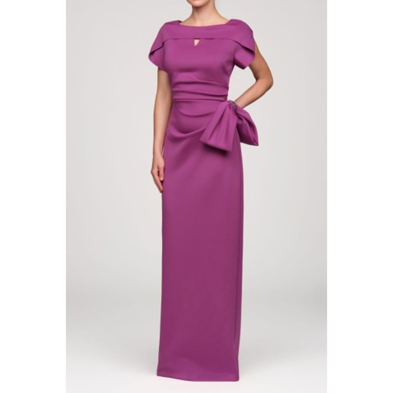 JS Collections - Womens Gabriela Beaded Detail Gown