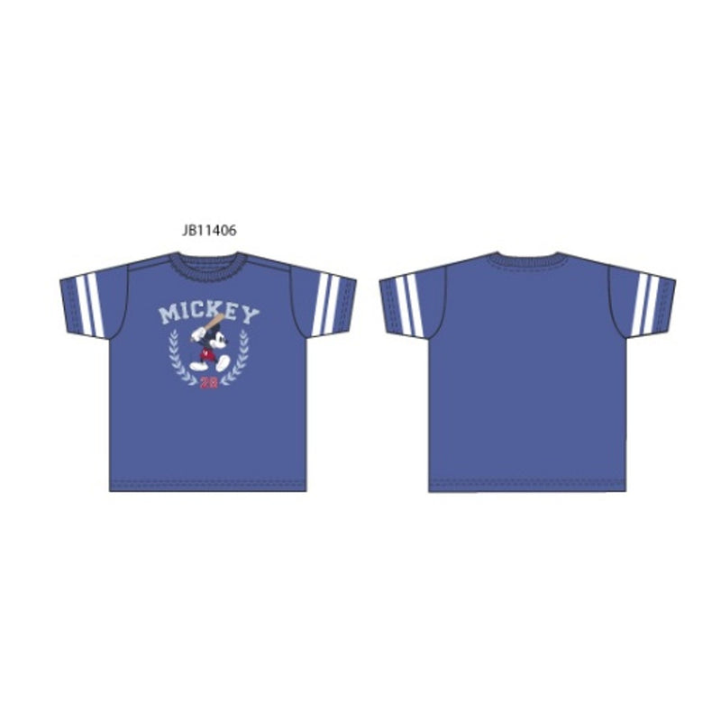 Janie and Jack - Boys K Short Sleeve Blue Mickey Graphic Tee Disney