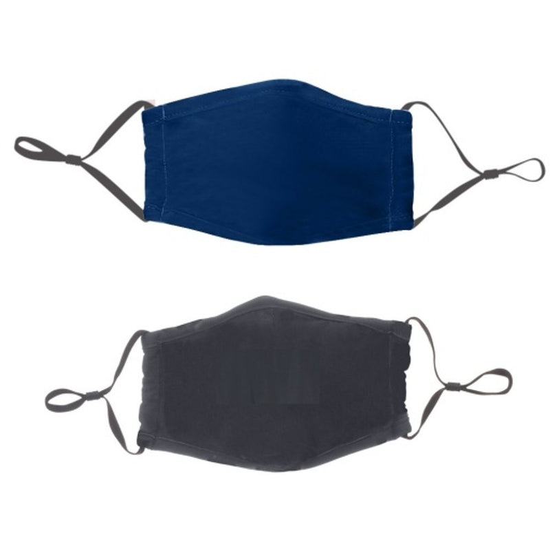 Snapper Rock - Kids Navy/Slate 2pk Face Mask