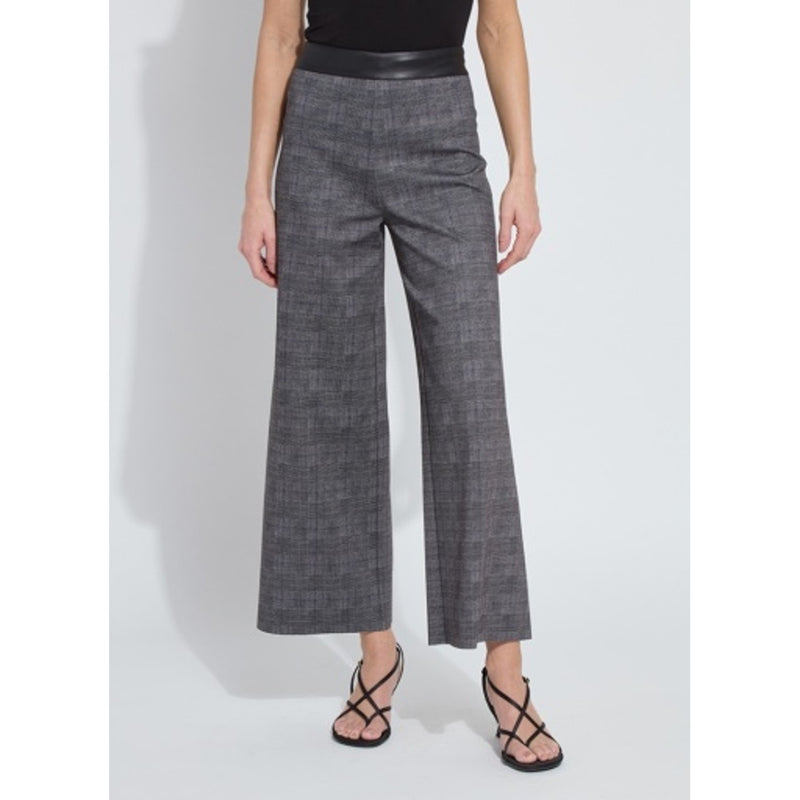 Lysse - Womens Denver Hi Waist Wide Leg Printed Ponte Curvy