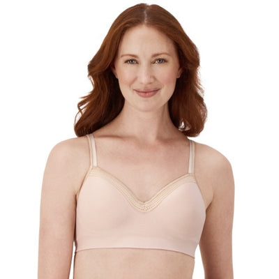 Hanes - Womens Foam Evolution Women’S Wireless Bra with Smoothtec Band
