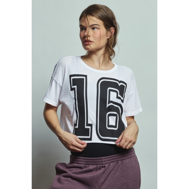 Year of Ours - Womens Cropped Team Number Tee