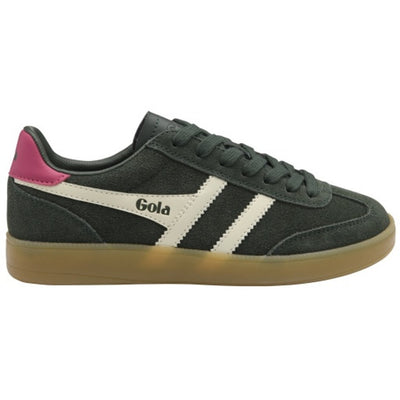 Gola - Womens Viper Sneakers - Dark Khaki/Off White/Fucshia/Gum