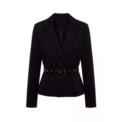 Liverpool Los Angeles - Womens Belted Peplum Blazer