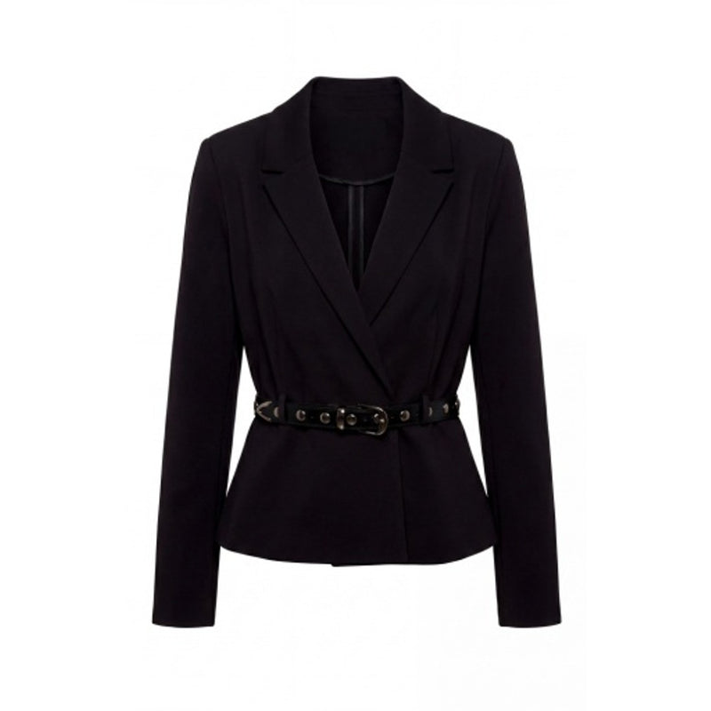 Liverpool Los Angeles - Womens Belted Peplum Blazer