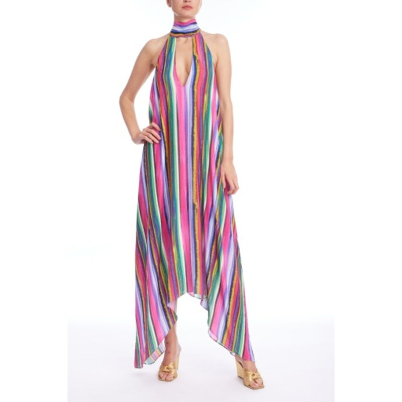 Badgley Mischka - Womens Stripe Flowy
