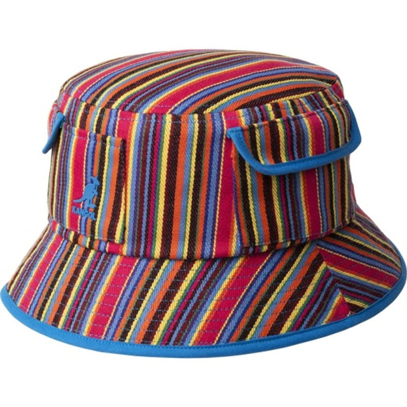 Kangol - Unisex Multi Color Stripe Bucket