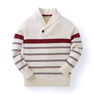 Hope & Henry - Kids Shawl Collar Organic Sweater