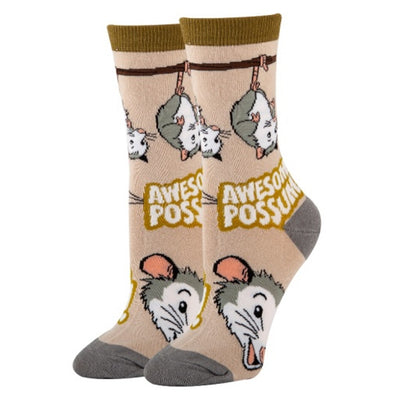 Oooh Yeah - Womens Crew Socks-Anything Is Possumble