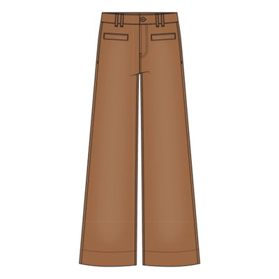 Liverpool Los Angeles - Womens High Rise Crop Wide Leg