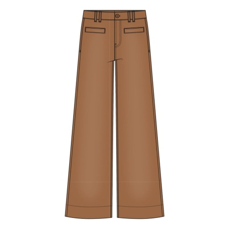 Liverpool Los Angeles - Womens High Rise Crop Wide Leg