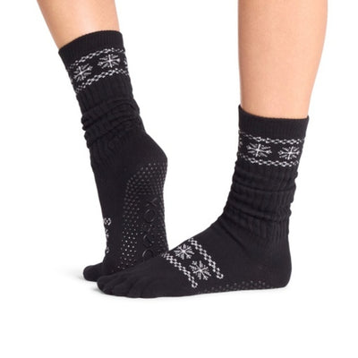 Thirty Three Threads - Unisex F/T Slouch Ebony Snowflake