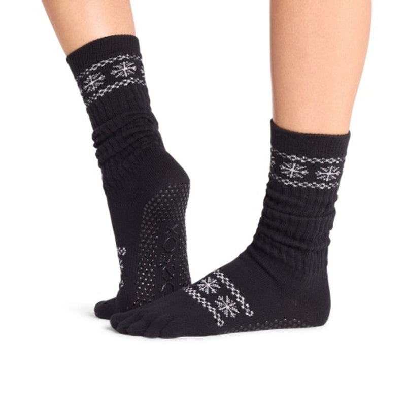 Thirty Three Threads - Unisex F/T Slouch Ebony Snowflake