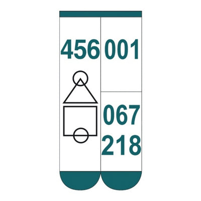 Oooh Yeah - Mens Number's Up Mens Crew Socks
