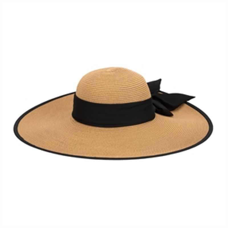 San Diego Hat Company - Golden Womens Paper Braid Wide Brim Round Crown