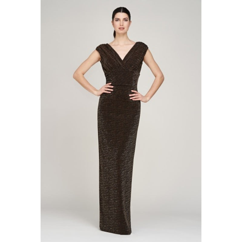 JS Collections - Womens Safiya Column Gown