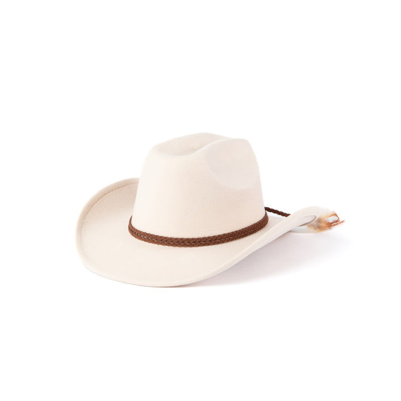 San Diego Hat Company - Faux Felt Cattlemans Crease Cowboy