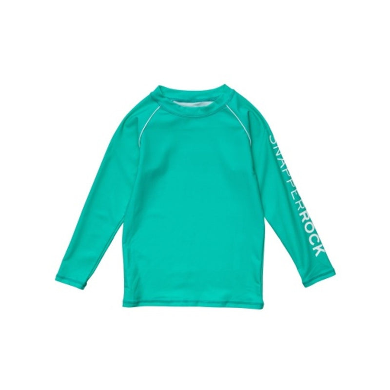 Snapper Rock - Boys Grassy Green Long Sleeve Rash Top