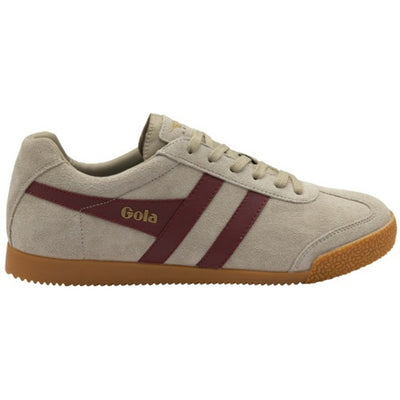 Gola - Mens Harrier Sneakers - Bone/Deep Red