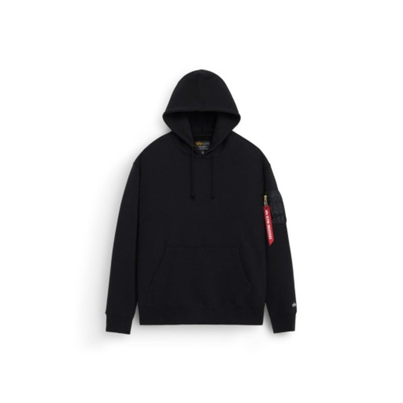 Alpha Industries - Mens Utility Pocket Hoodie Relaxed Fit Sweatshirt