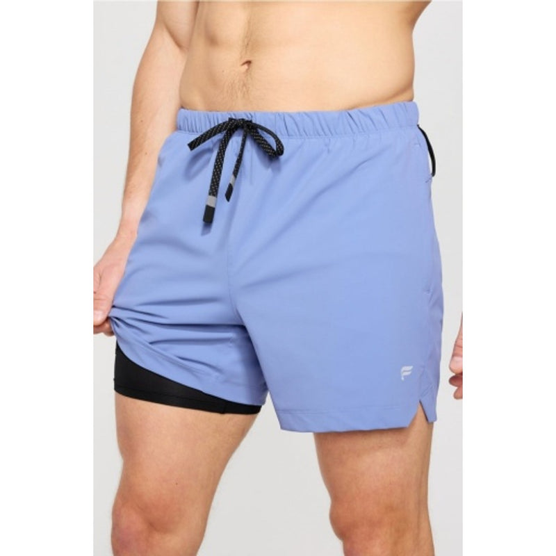 Fabletics - Mens the 5" One Short (Lined) - Bay Blue