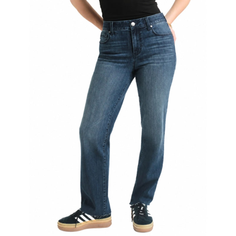 1822 Denim - Womens 30" High Rise Straight Leg Jean with Magic Waistband
