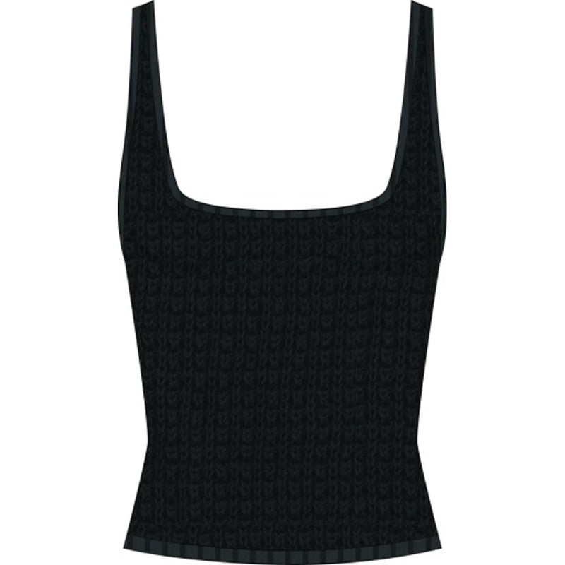 Onia - Womens Linen Knit Square Neck Top