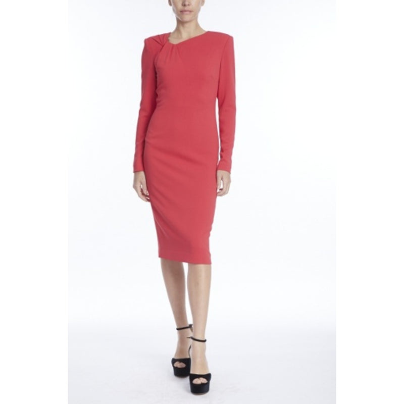 Badgley Mischka - Womens Pleated One Shld