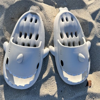 Oooh Yeah - Unisex Awww Sharks Lg Silly Slides- Unisex