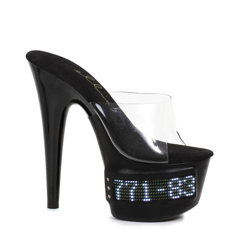 Ellie Shoes - 7" Pointed Stiletto Mule Led